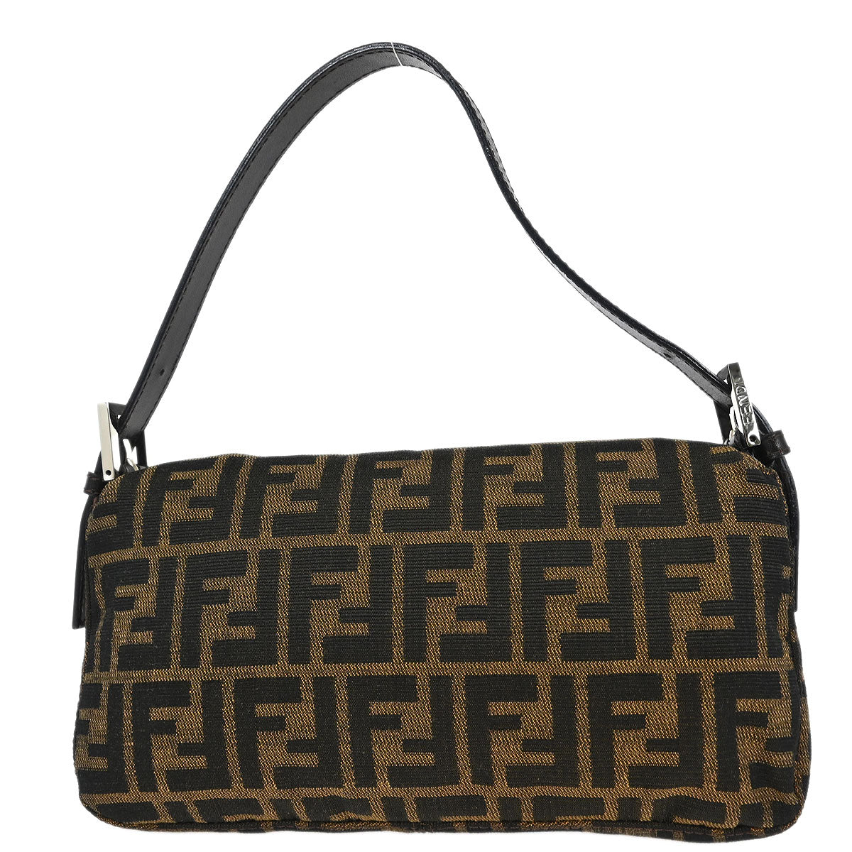 Fendi Brown Zucca Baguette Handbag