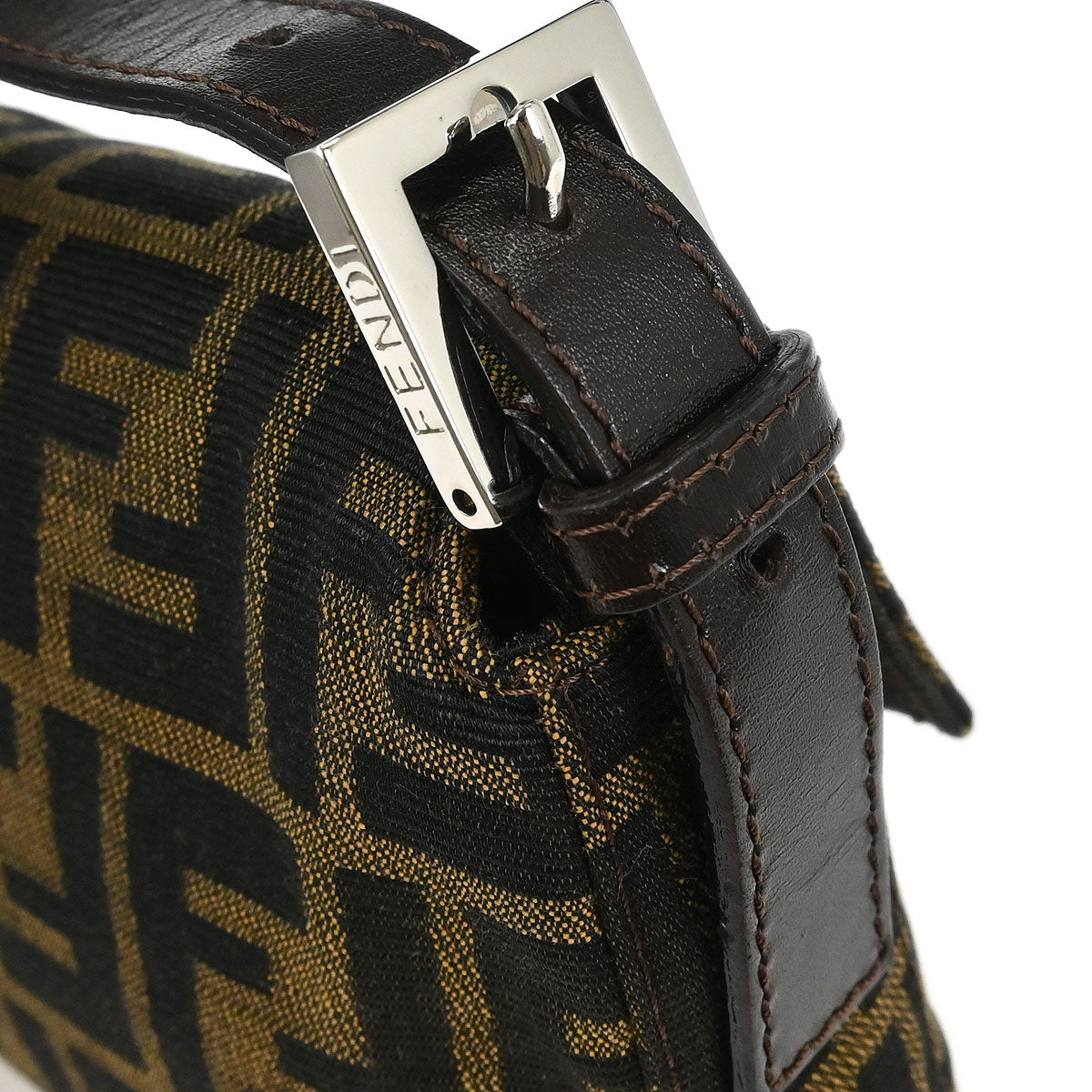 Fendi Brown Zucca Baguette Handbag