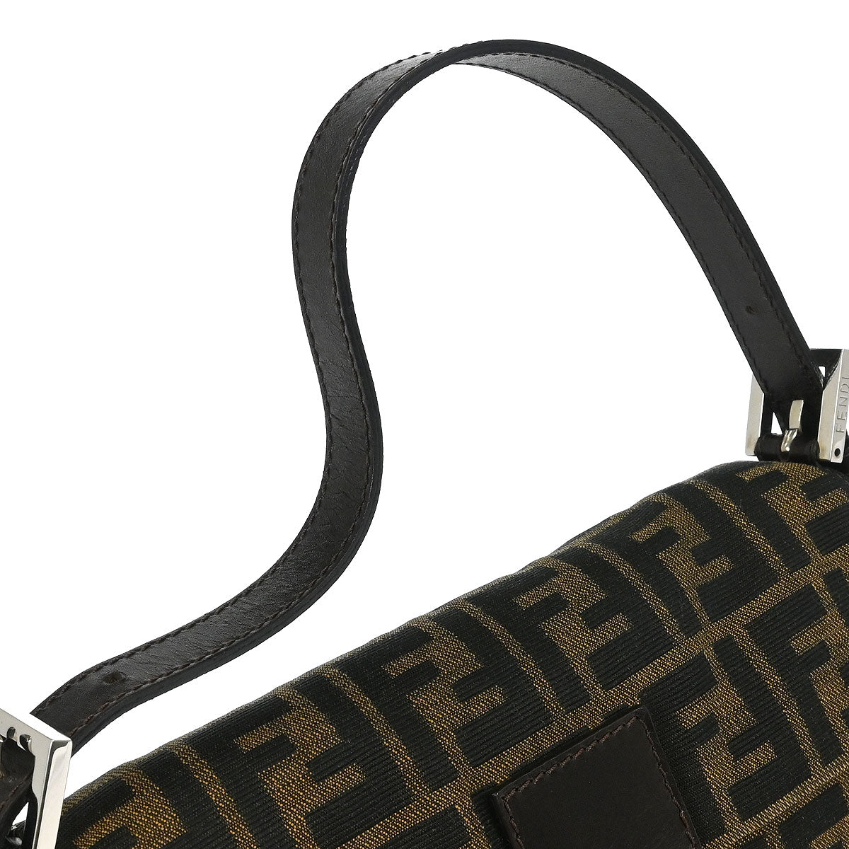 Fendi Brown Zucca Baguette Handbag