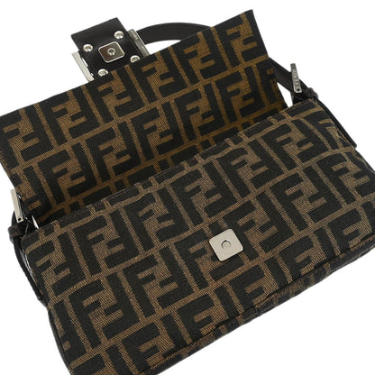 Fendi Brown Zucca Baguette Handbag