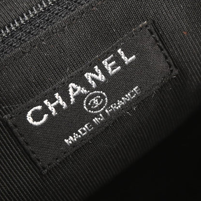 Chanel Pink Suede Mademoiselle Lock Choco Bar Patchwork Handbag