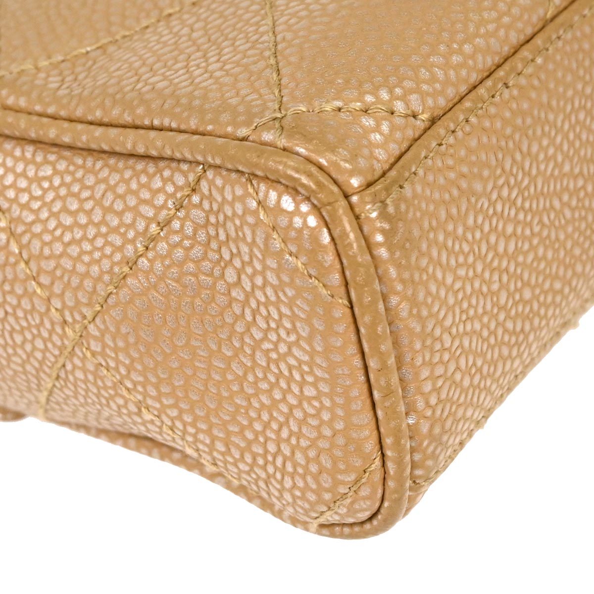 Chanel Beige Caviar Handbag