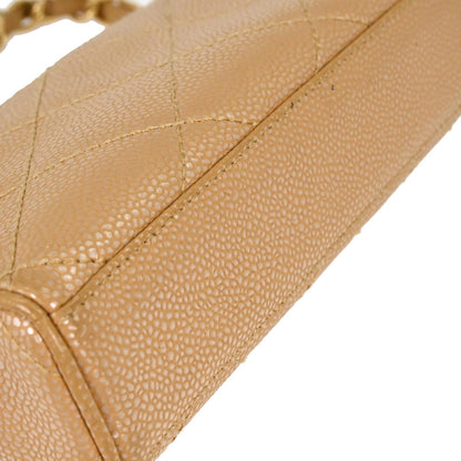 Chanel Beige Caviar Handbag