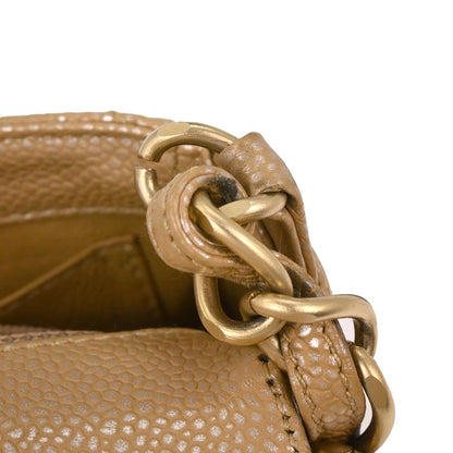 Chanel Beige Caviar Handbag