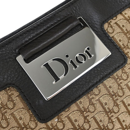 Christian Dior Brown Beige Street Chic Trotter Handbag