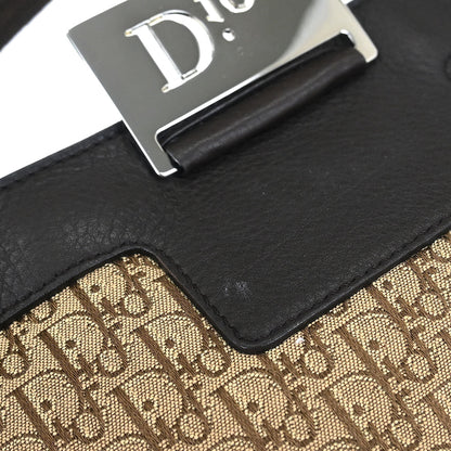 Christian Dior Brown Beige Street Chic Trotter Handbag