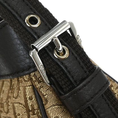 Christian Dior Brown Beige Street Chic Trotter Handbag