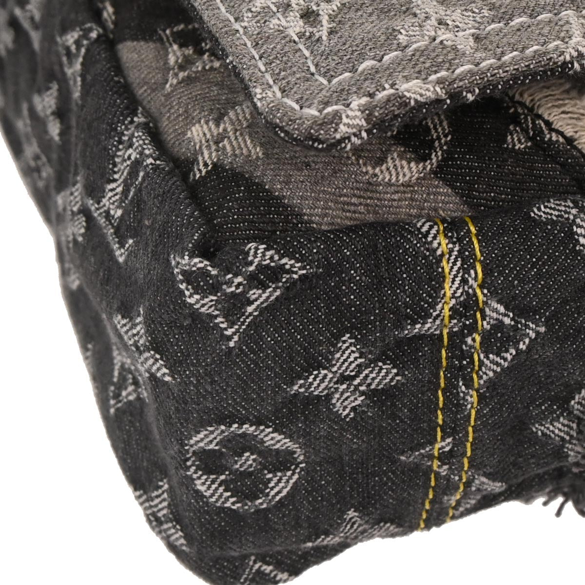 Louis Vuitton Monogram Denim Patchwork Postie 2way Handbag M95375