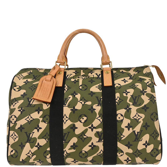 Louis Vuitton Monogramouflage Speedy 35 Handbag M95773