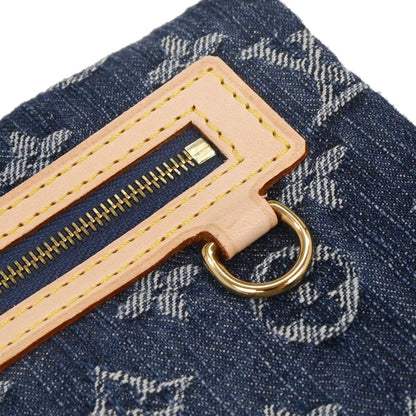 Louis Vuitton Blue Monogram Denim Pochette Plat Clutch M95007