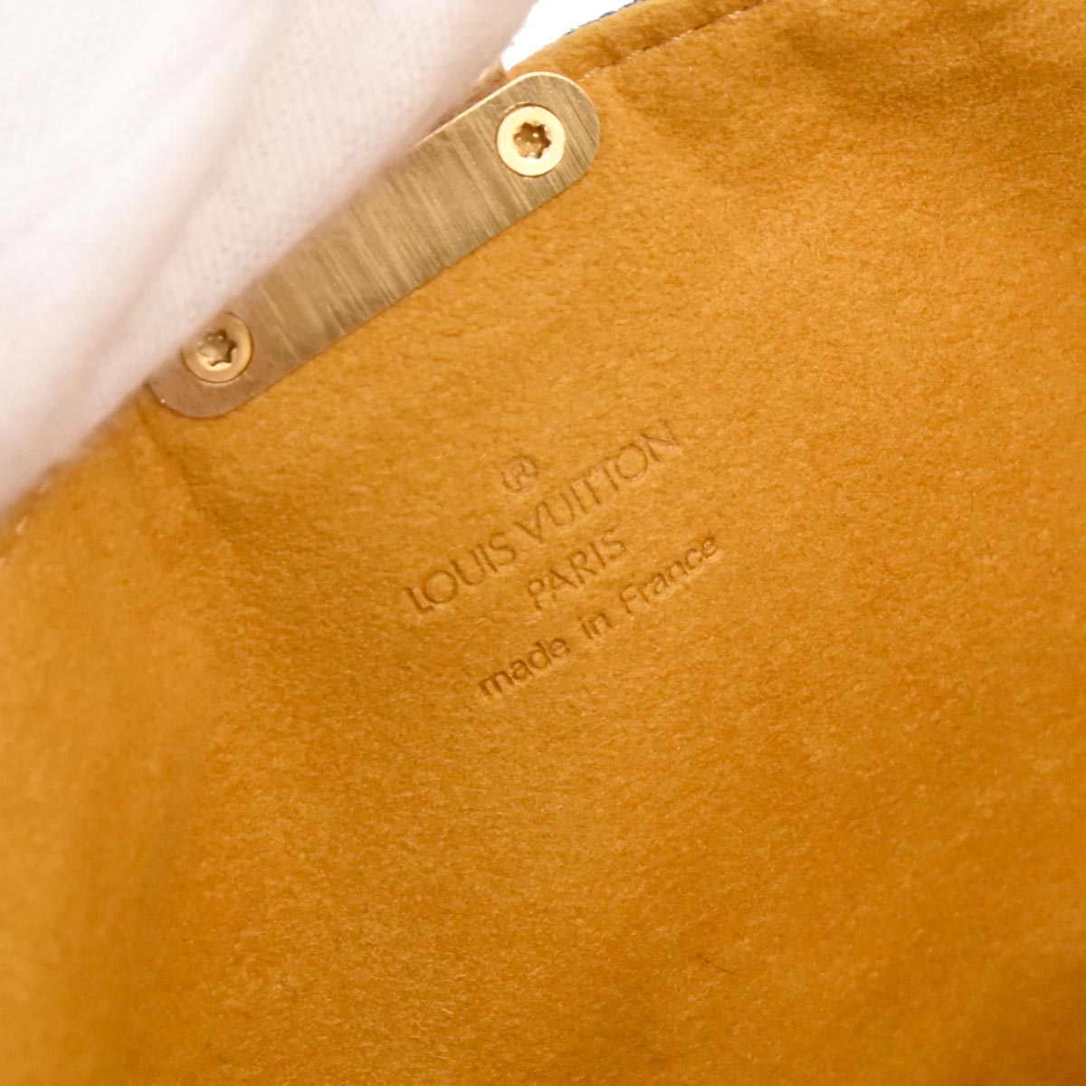 Louis Vuitton Blue Monogram Denim Pochette Plat Clutch M95007