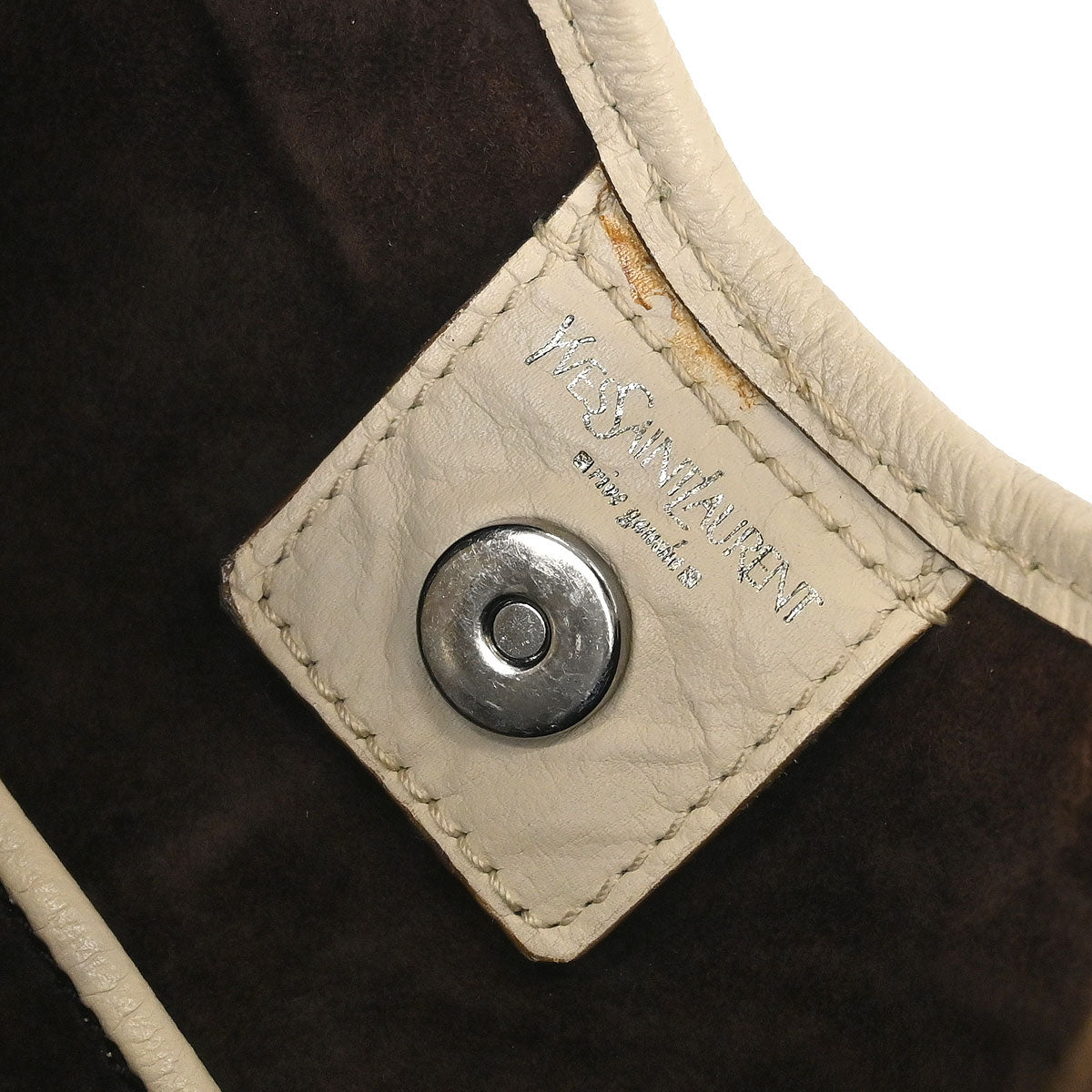 Yves Saint Laurent Beige Mombasa Handbag