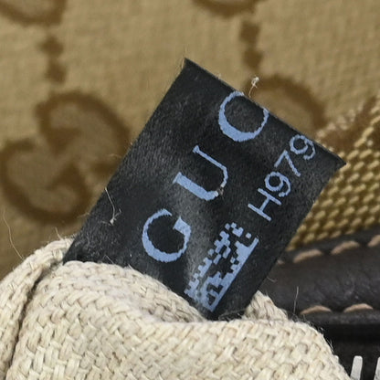 Gucci Beige Canvas GG Hobo 2way Shoulder Handbag