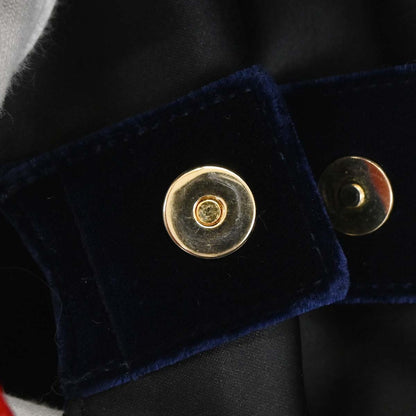 Yves Saint Laurent Navy Velvet Mombasa Handbag