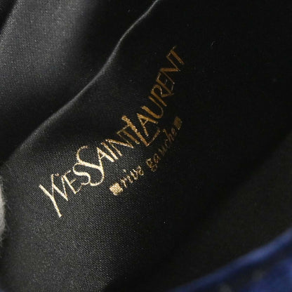Yves Saint Laurent Navy Velvet Mombasa Handbag
