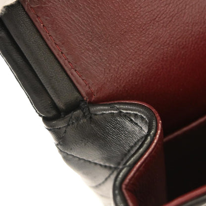 Chanel Black Lambskin Medium Classic Double Flap Shoulder Bag