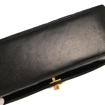 Chanel Black Lambskin Small Diana Shoulder Bag