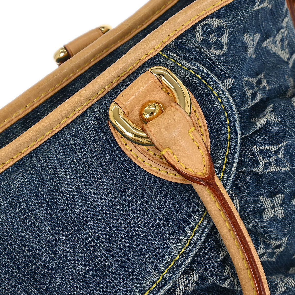 Louis Vuitton Monogram Denim Neo Cabby MM 2way Tote Handbag M95349