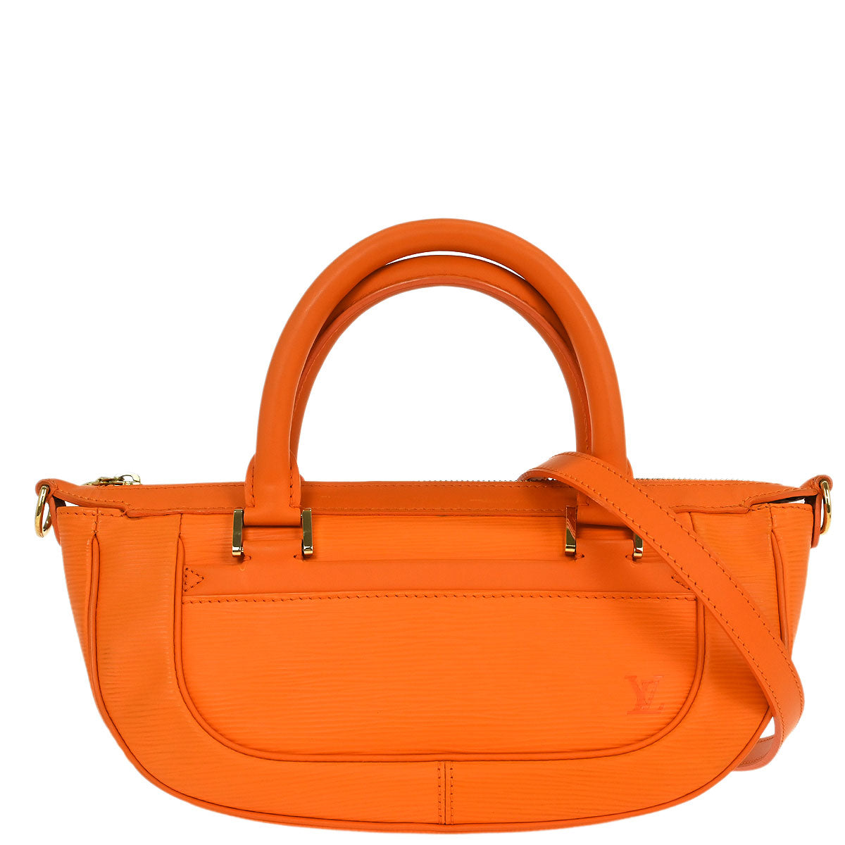 Louis Vuitton Orange Epi Dhanura PM 2way Handbag M5891H