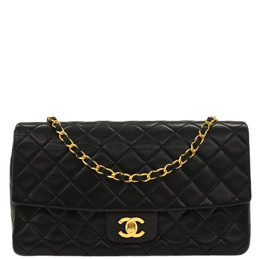 Chanel Black Lambskin Shoulder Bag