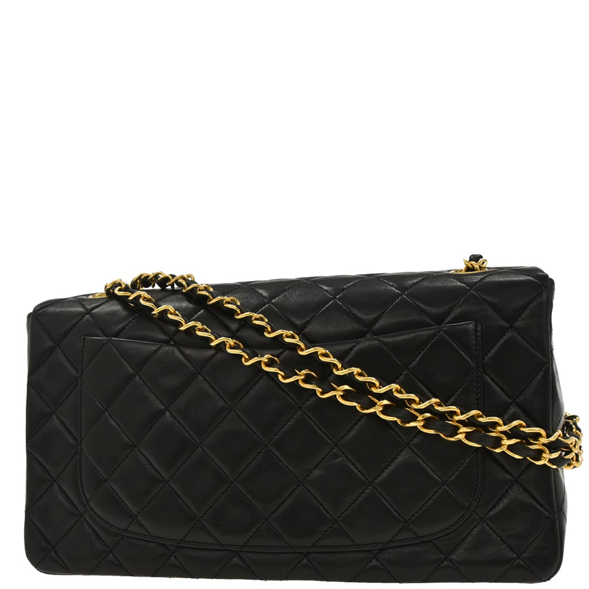 Chanel Black Lambskin Shoulder Bag