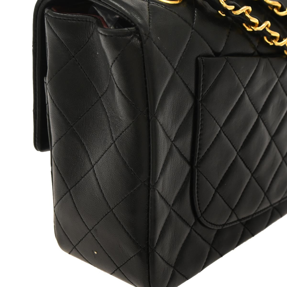 Chanel Black Lambskin Shoulder Bag
