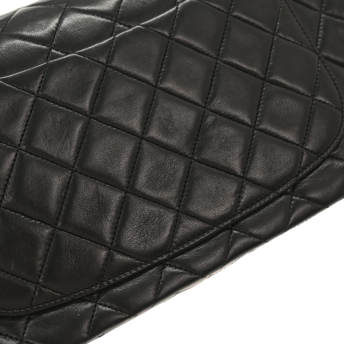 Chanel Black Lambskin Shoulder Bag