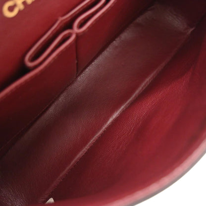 Chanel Black Lambskin Small Classic Double Flap Shoulder Bag