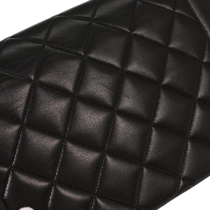 Chanel Black Lambskin Medium Diana Shoulder Bag