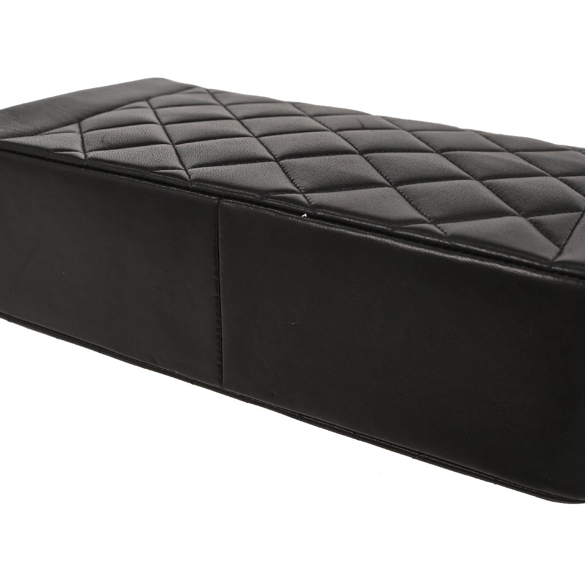 Chanel Black Lambskin Medium Diana Shoulder Bag