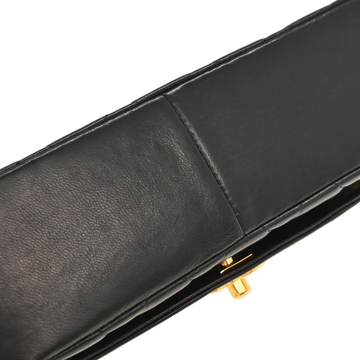 Chanel Black Lambskin Medium Diana Shoulder Bag