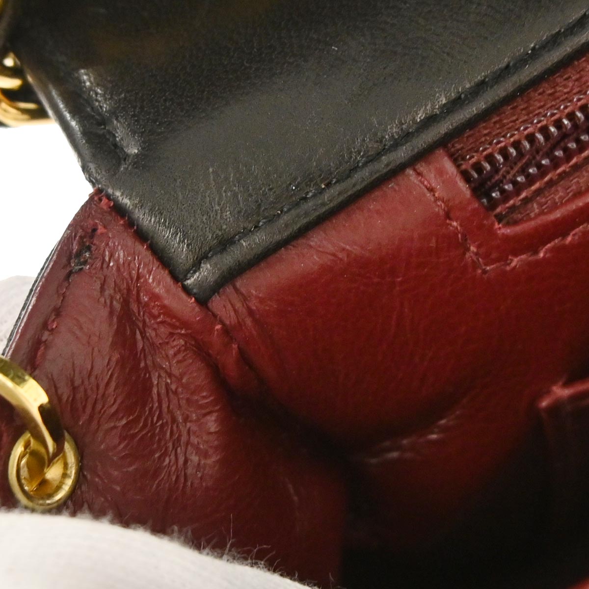 Chanel Black Lambskin Medium Diana Shoulder Bag