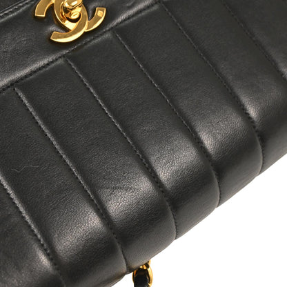 Chanel Black Lambskin Mademoiselle Shoulder Bag