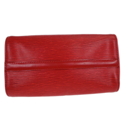 Louis Vuitton Red Epi Speedy 25 Handbag M43017