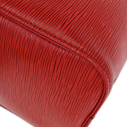 Louis Vuitton Red Epi Speedy 25 Handbag M43017