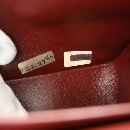 Chanel Black Lambskin Small Classic Double Flap Shoulder Bag