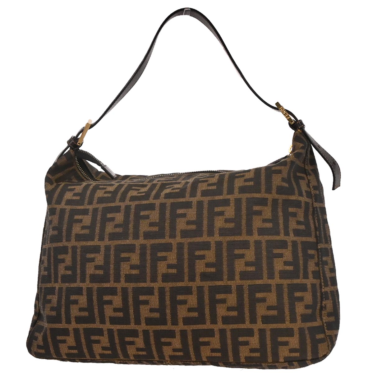 Fendi Brown Canvas Zucca Handbag