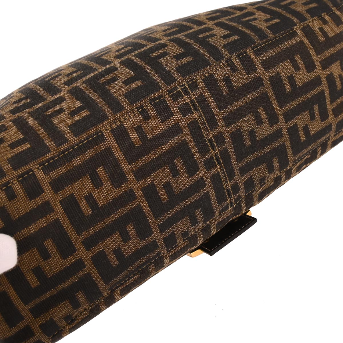 Fendi Brown Canvas Zucca Handbag