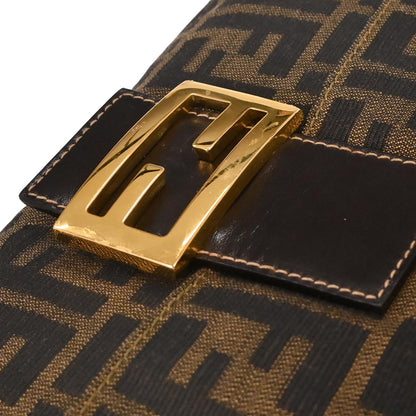 Fendi Brown Canvas Zucca Handbag