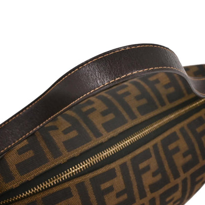 Fendi Brown Canvas Zucca Handbag