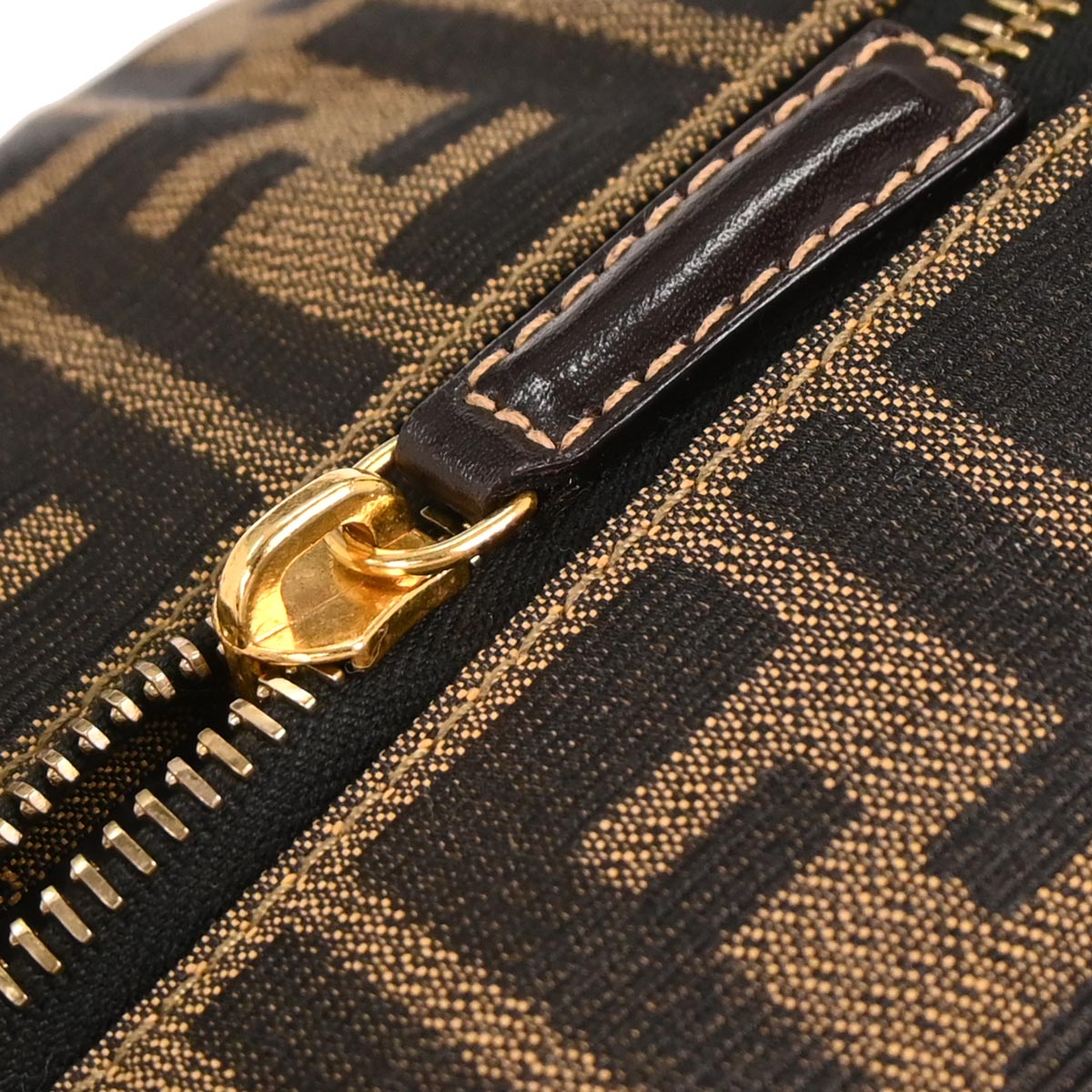 Fendi Brown Canvas Zucca Handbag