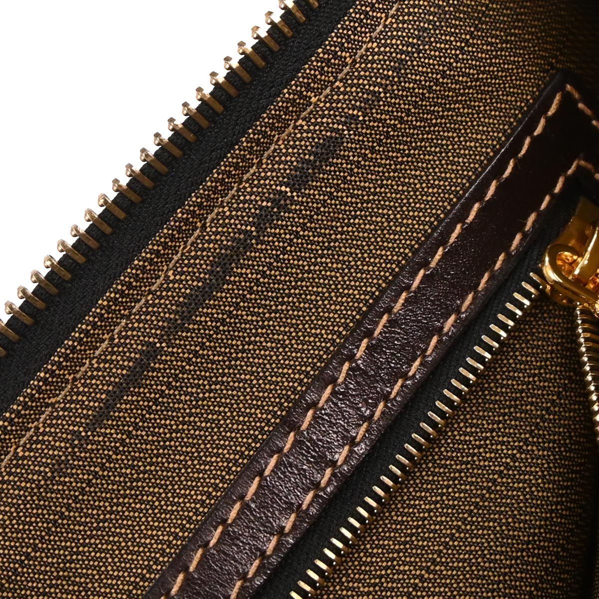 Fendi Brown Canvas Zucca Handbag