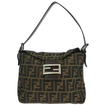 Fendi Brown Canvas Zucca Handbag