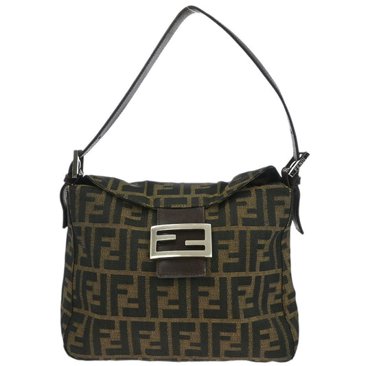 Fendi Brown Canvas Zucca Handbag