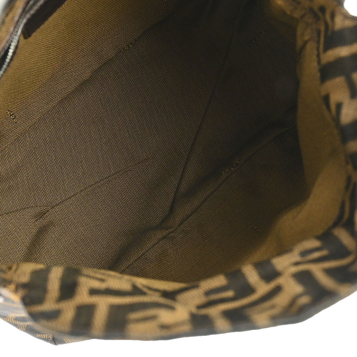 Fendi Brown Canvas Zucca Handbag