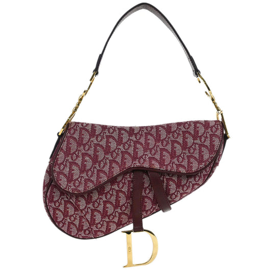 Christian Dior Bordeaux Trotter Saddle Handbag