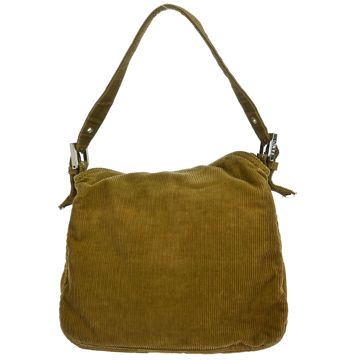 Fendi Brown Cotton Handbag