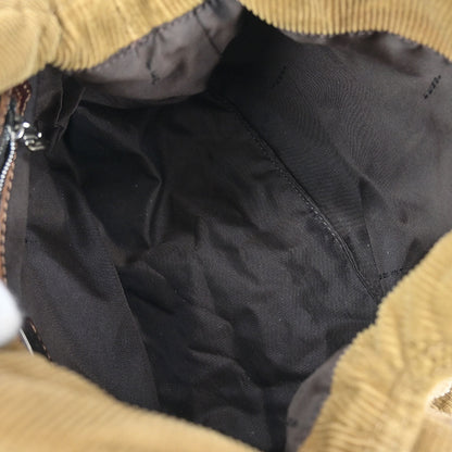 Fendi Brown Cotton Handbag