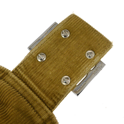 Fendi Brown Cotton Handbag