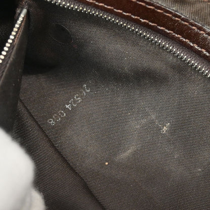 Fendi Brown Canvas Zucca Baguette Handbag